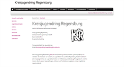 Desktop Screenshot of kreisjugendring-regensburg.de